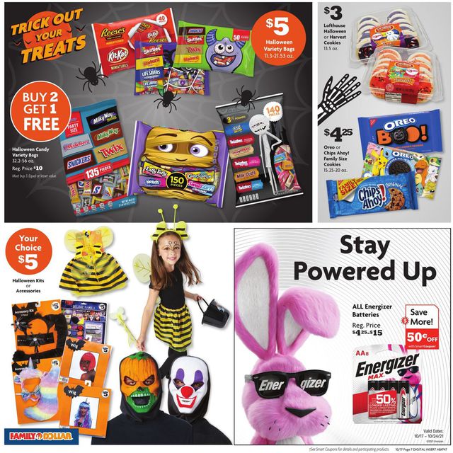 Family Dollar Ad from 10/17/2021
