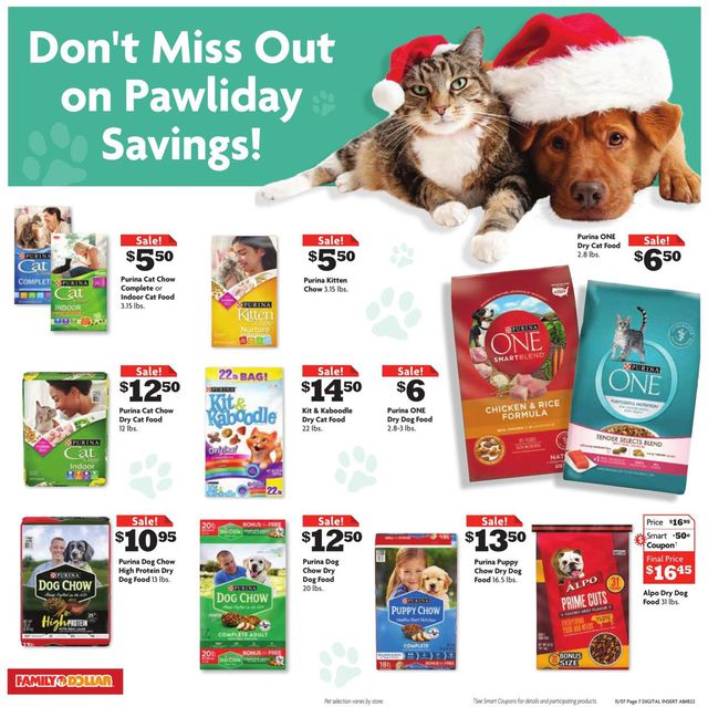 Family Dollar Ad from 11/07/2021