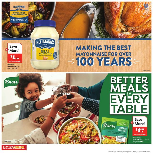 Family Dollar Ad from 11/14/2021