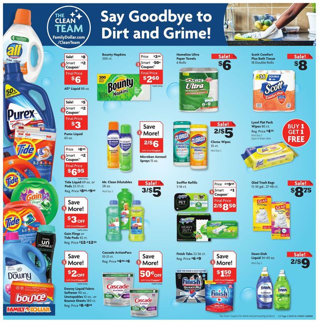 Family Dollar Ad from 01/02/2022