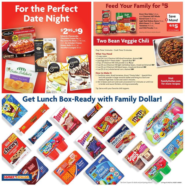 Family Dollar Ad from 01/09/2022
