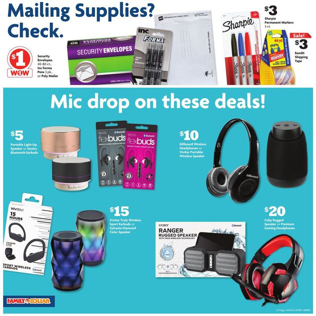 Family Dollar Ad from 01/09/2022