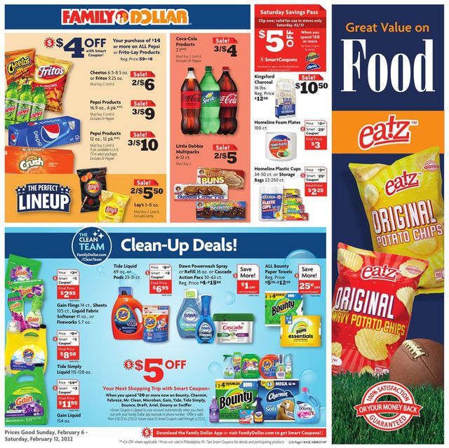 Family Dollar Ad from 02/06/2022