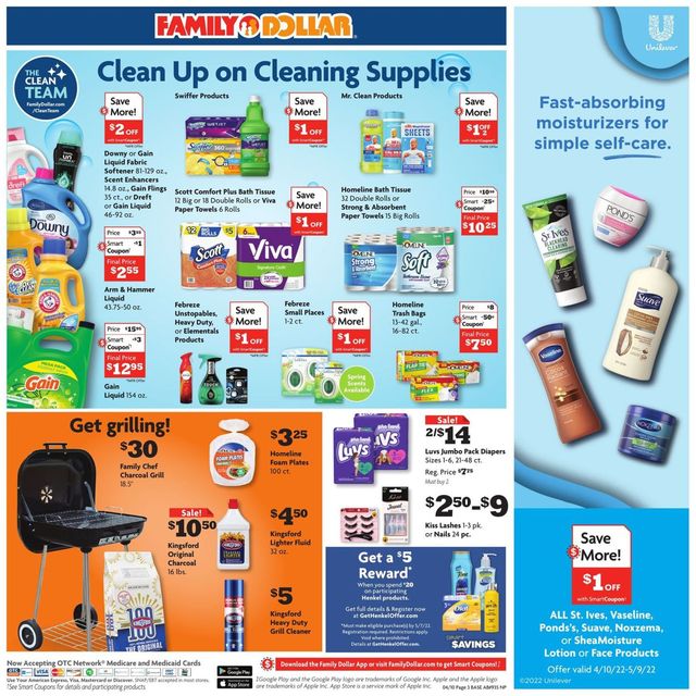 Family Dollar Ad from 04/10/2022
