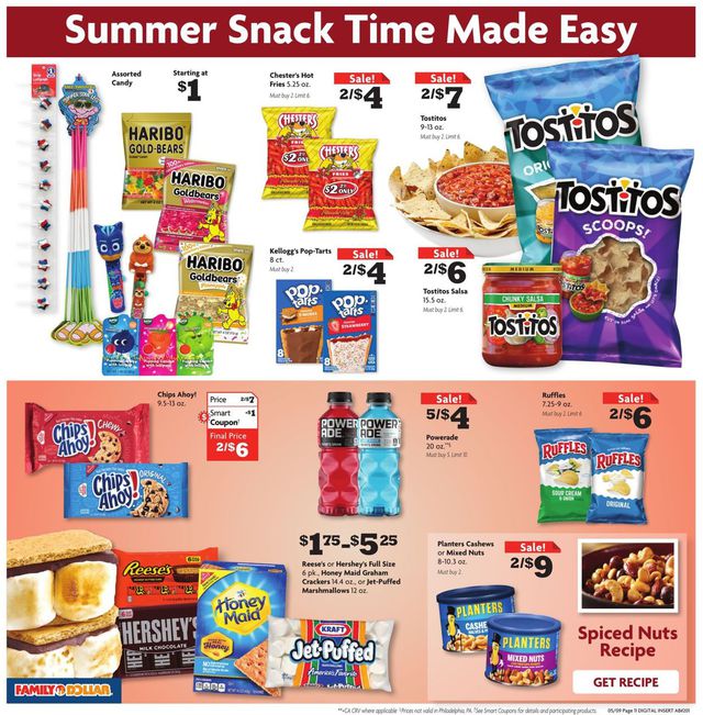 Family Dollar Ad from 05/09/2022