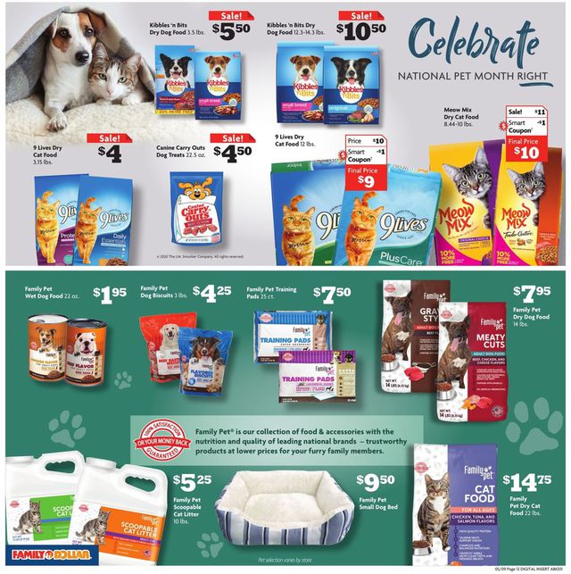 Family Dollar Ad from 05/09/2022