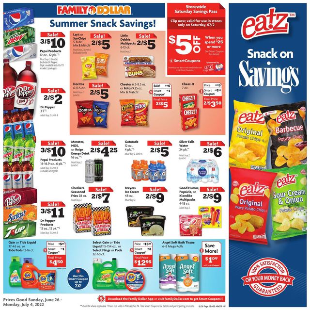 Family Dollar Ad from 06/26/2022