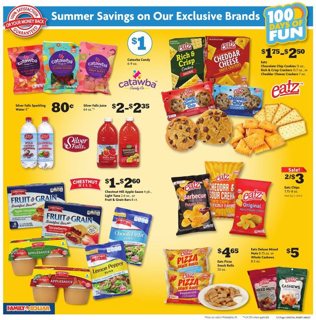 Family Dollar Ad from 07/05/2022