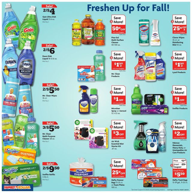Family Dollar Ad from 08/08/2022