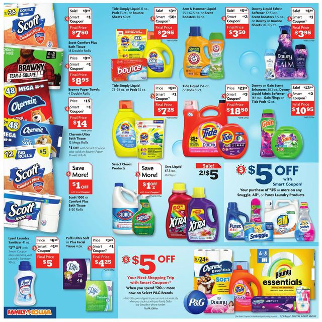 Family Dollar Ad from 09/18/2022