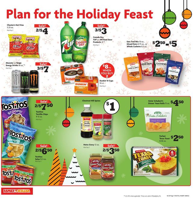 Family Dollar Ad from 10/30/2022