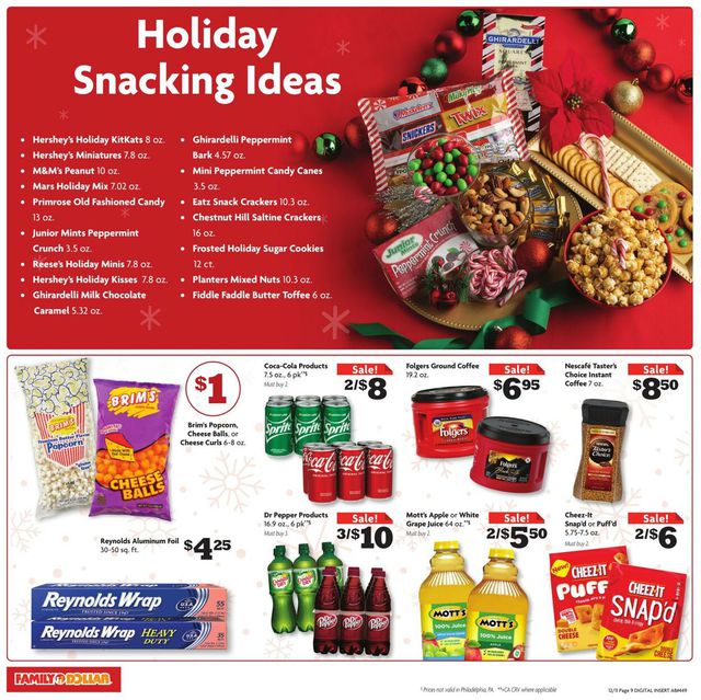 Family Dollar Ad from 12/11/2022