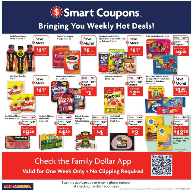 Family Dollar Ad from 01/22/2023
