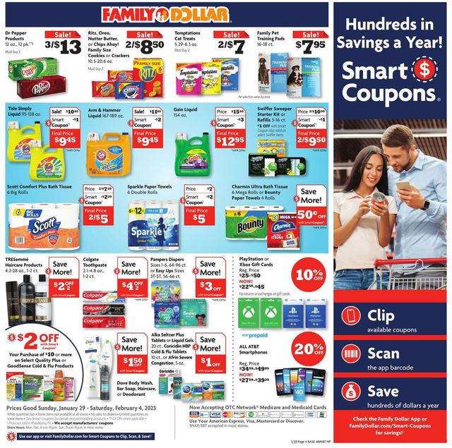 Family Dollar Ad from 01/29/2023