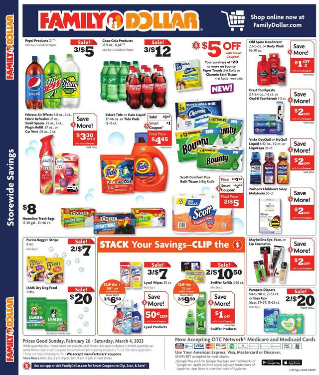Family Dollar Ad from 02/26/2023