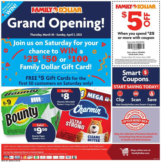 Family Dollar Ad from 03/30/2023