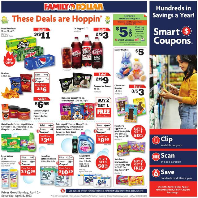 Family Dollar Ad from 04/02/2023