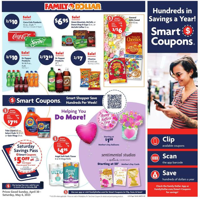 Family Dollar Ad from 04/30/2023