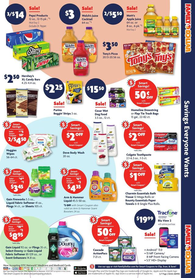 Family Dollar Ad from 05/07/2023