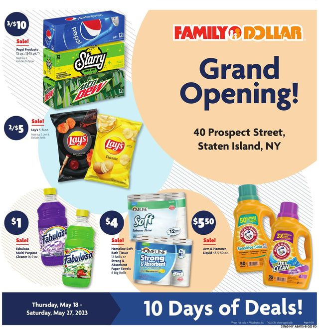 Family Dollar Ad from 05/18/2023