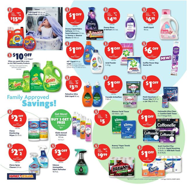 Family Dollar Ad from 07/16/2023