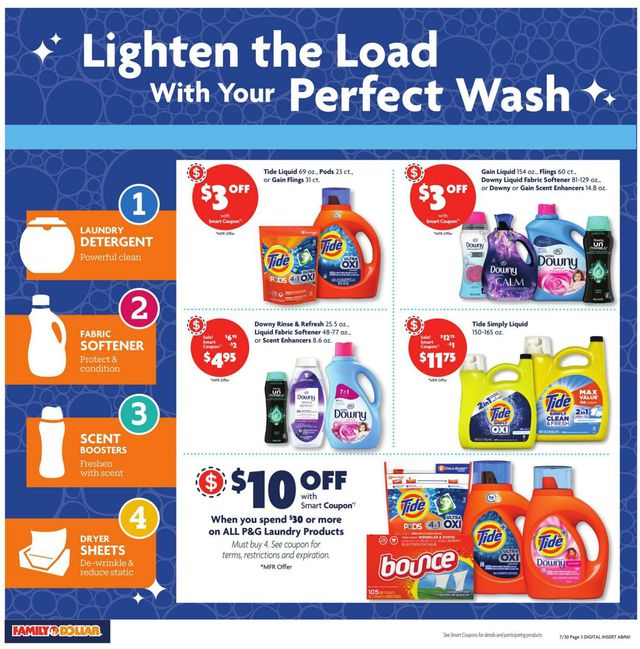Family Dollar Ad from 07/30/2023