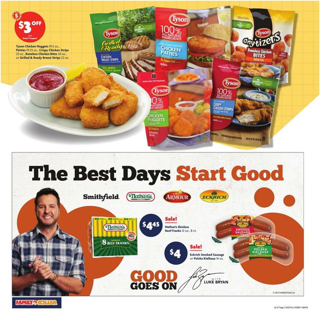Family Dollar Ad from 08/27/2023