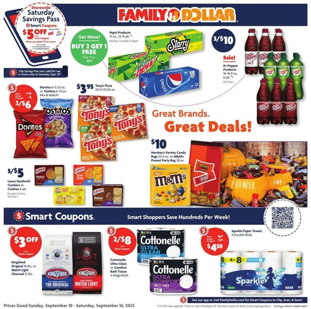 Family Dollar Ad from 09/10/2023