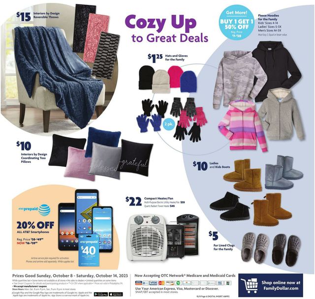 Family Dollar Ad from 10/08/2023