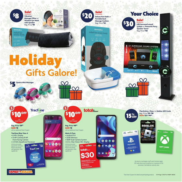 Family Dollar Ad from 11/19/2023