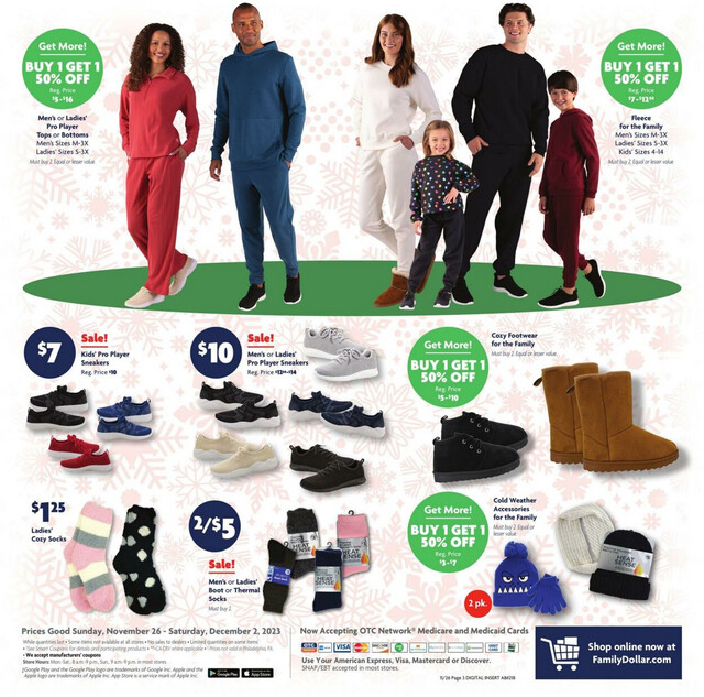 Family Dollar Ad from 11/26/2023