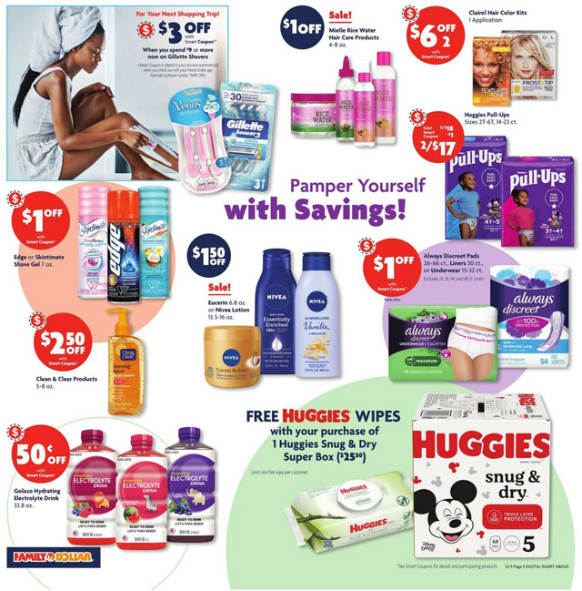 Family Dollar Ad from 12/03/2023