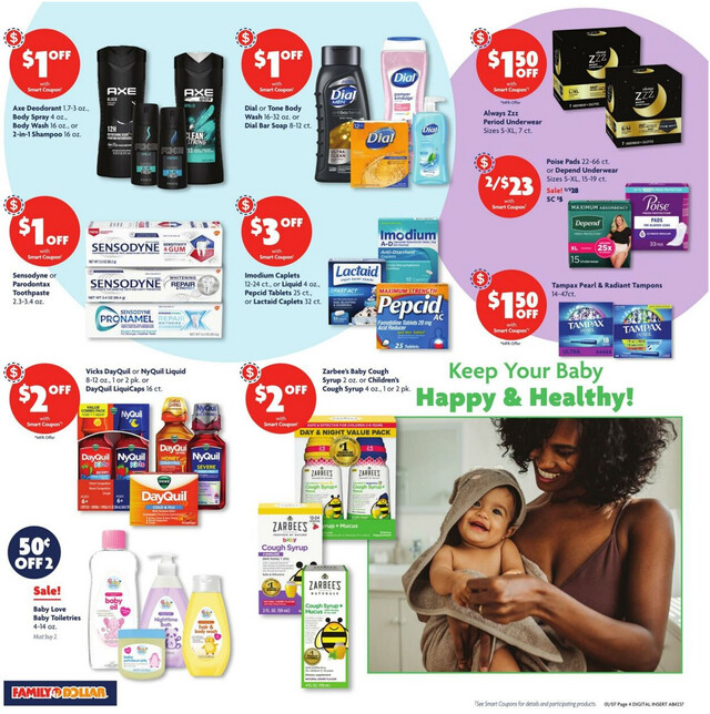 Family Dollar Ad from 01/07/2024