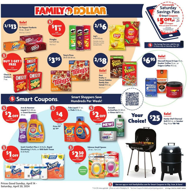 Family Dollar Ad from 04/14/2024