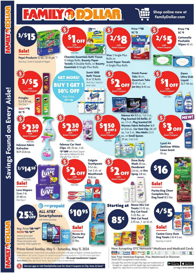 Family Dollar Ad from 05/05/2024