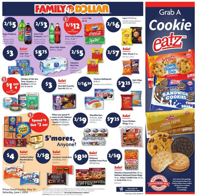 Family Dollar Ad from 05/26/2024