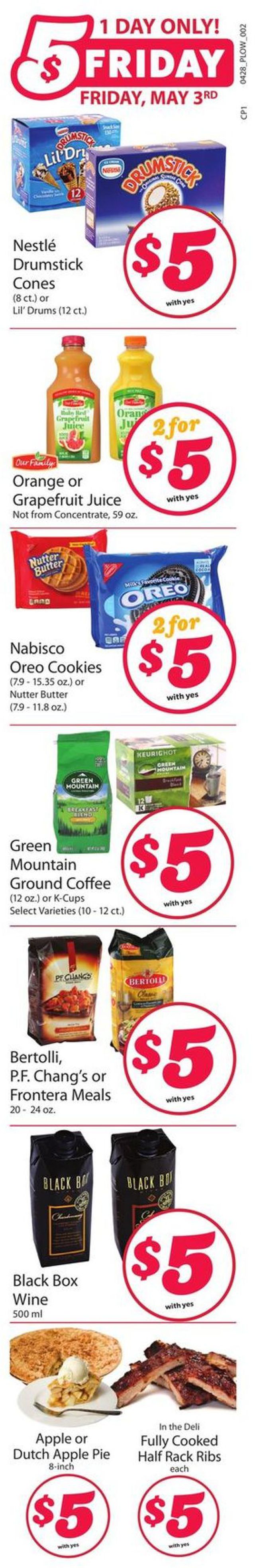 Family Fare Ad from 04/28/2019