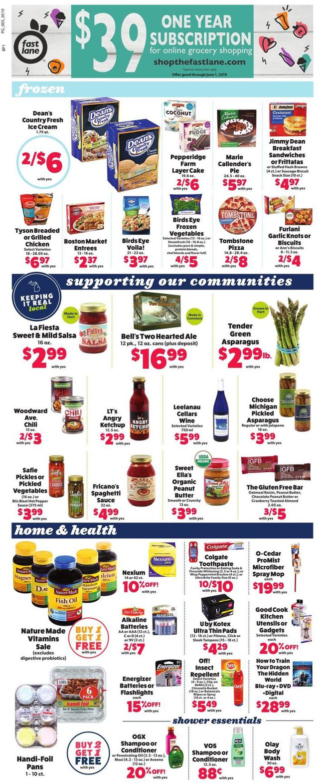 Family Fare Ad from 05/19/2019