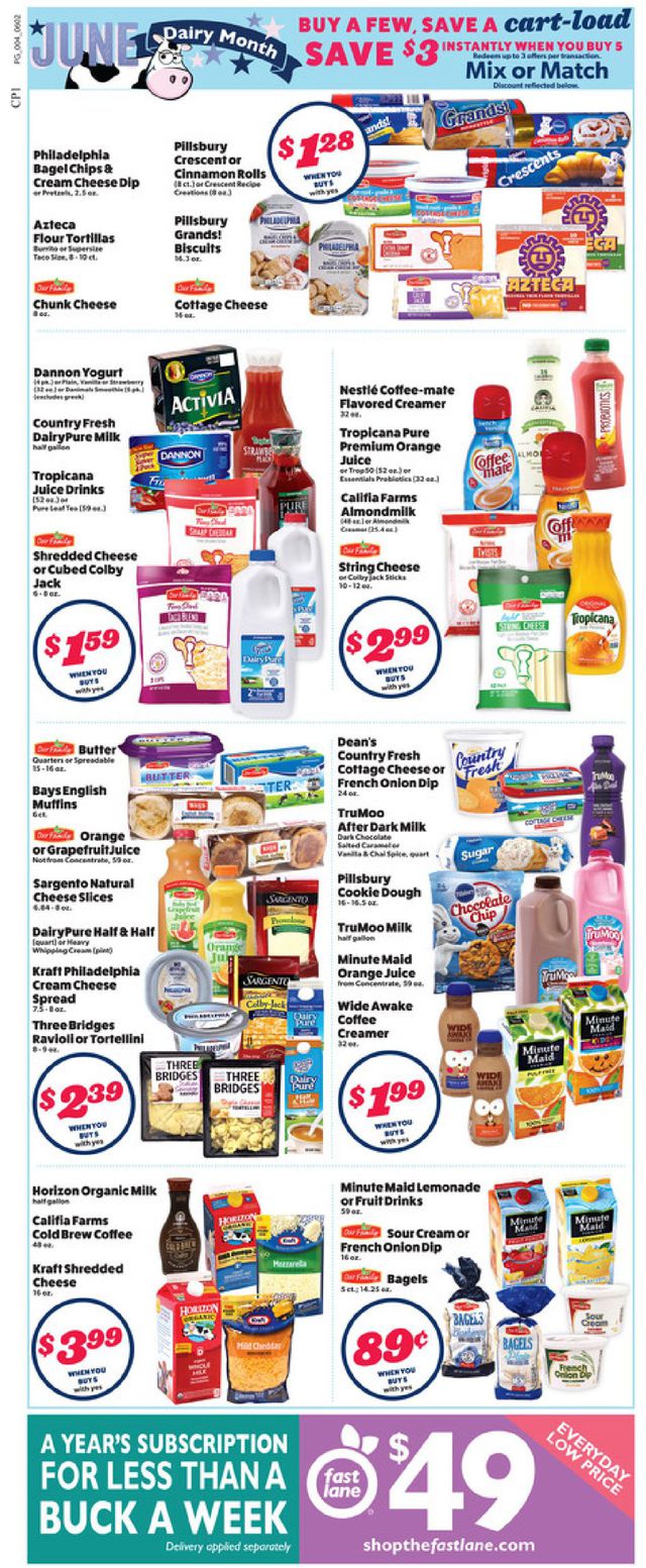 Family Fare Ad from 06/02/2019