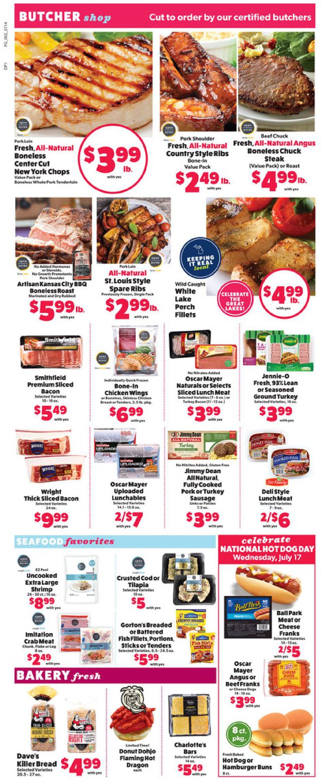 Family Fare Ad from 07/14/2019