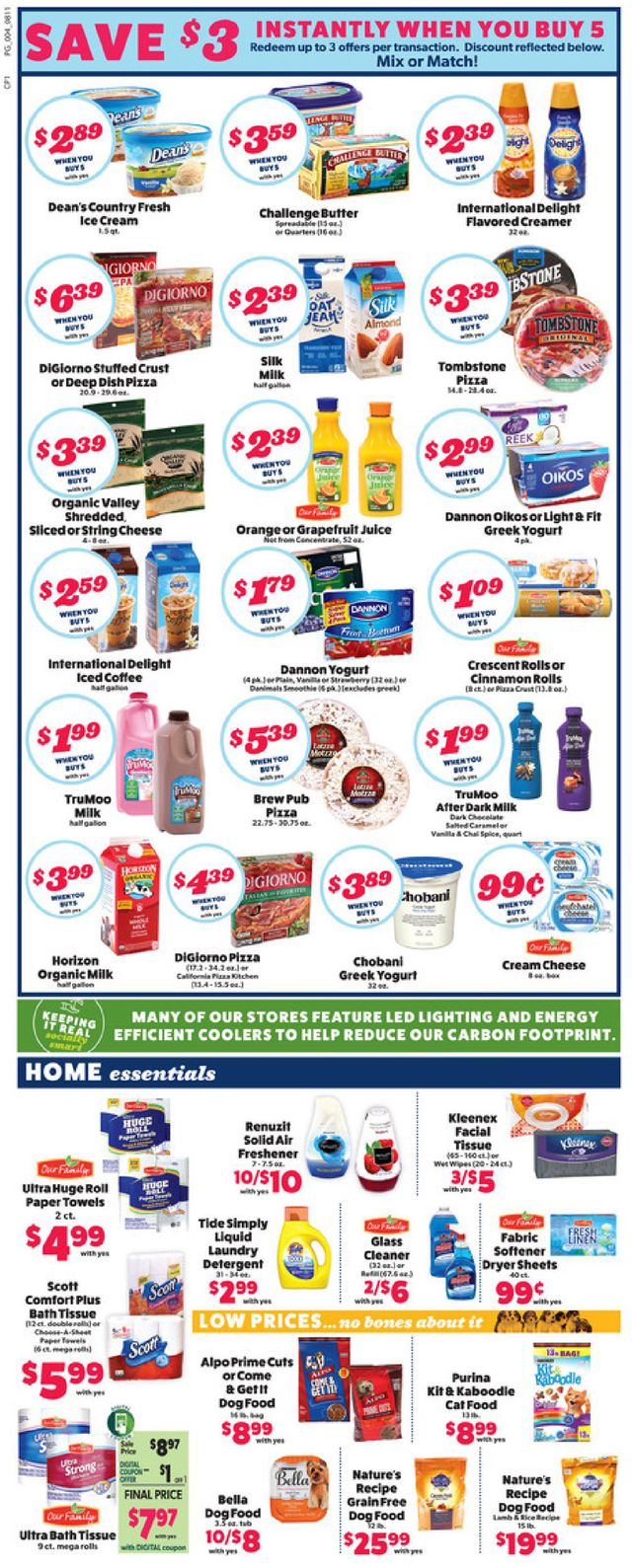 Family Fare Ad from 08/11/2019