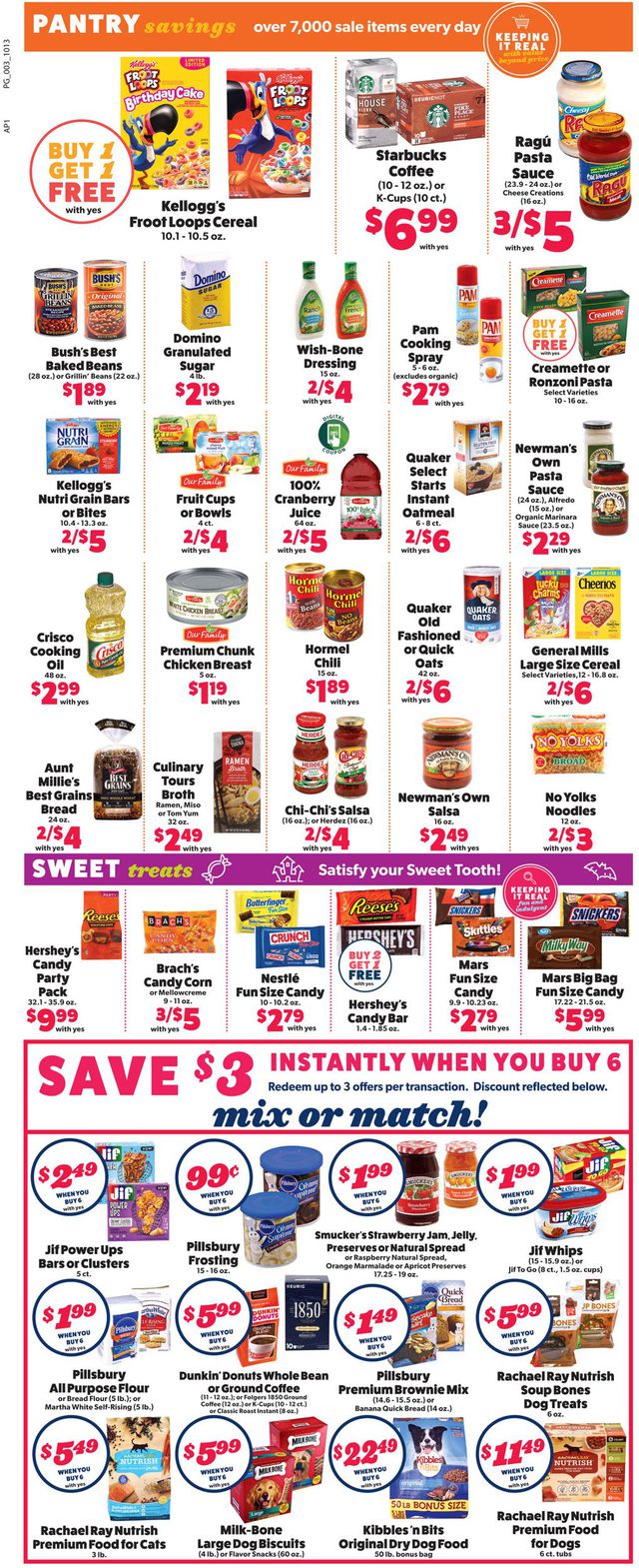 Family Fare Ad from 10/13/2019