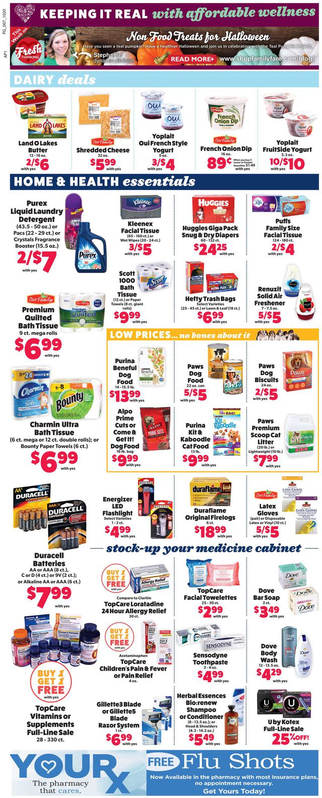 Family Fare Ad from 10/20/2019