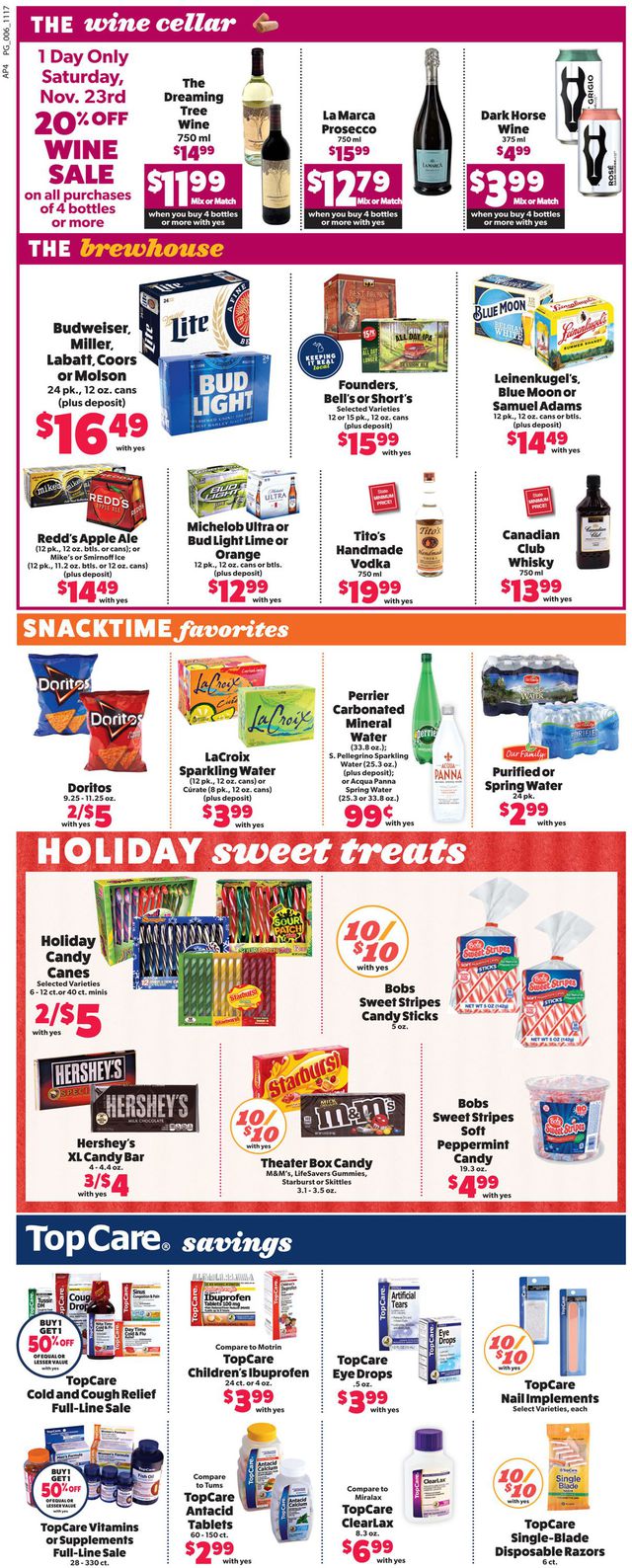 Family Fare Ad from 11/17/2019