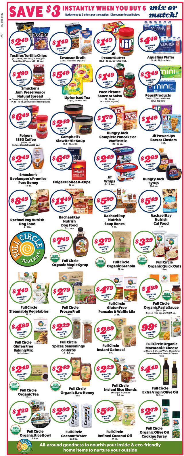Family Fare Ad from 01/12/2020