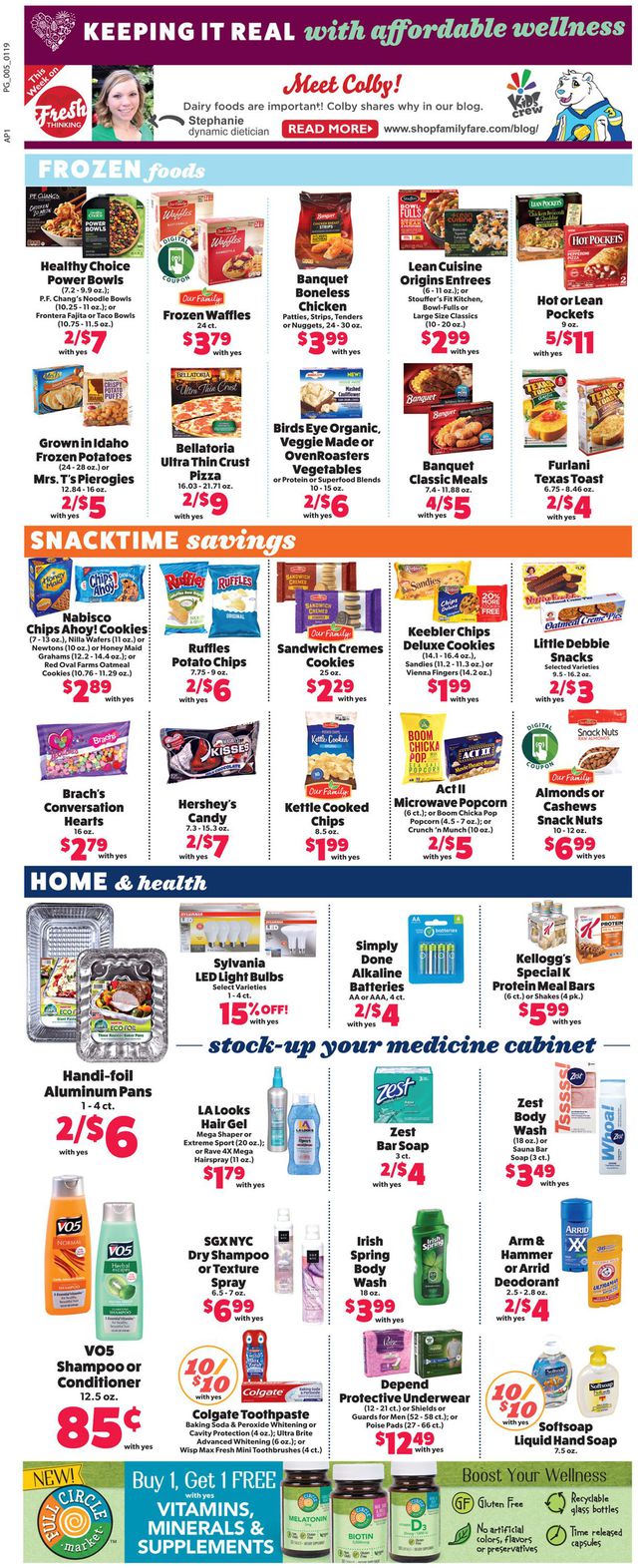 Family Fare Ad from 01/19/2020