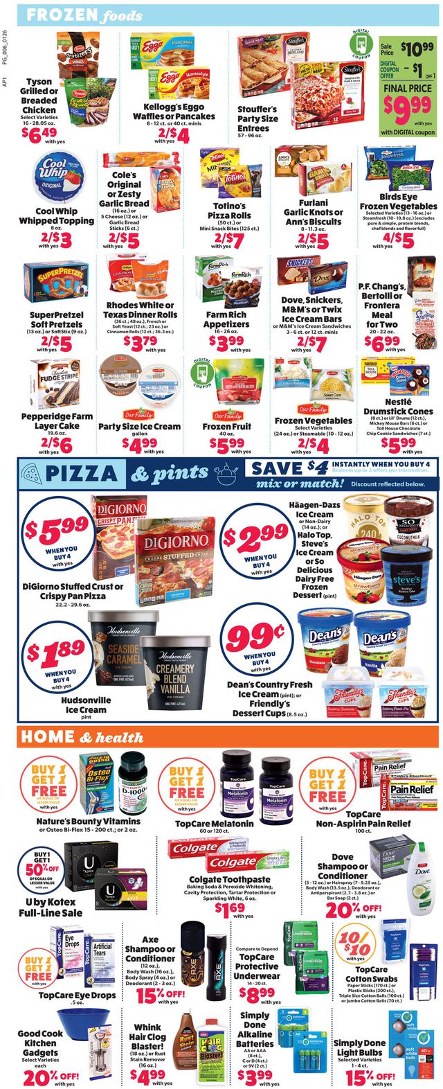 Family Fare Ad from 01/26/2020