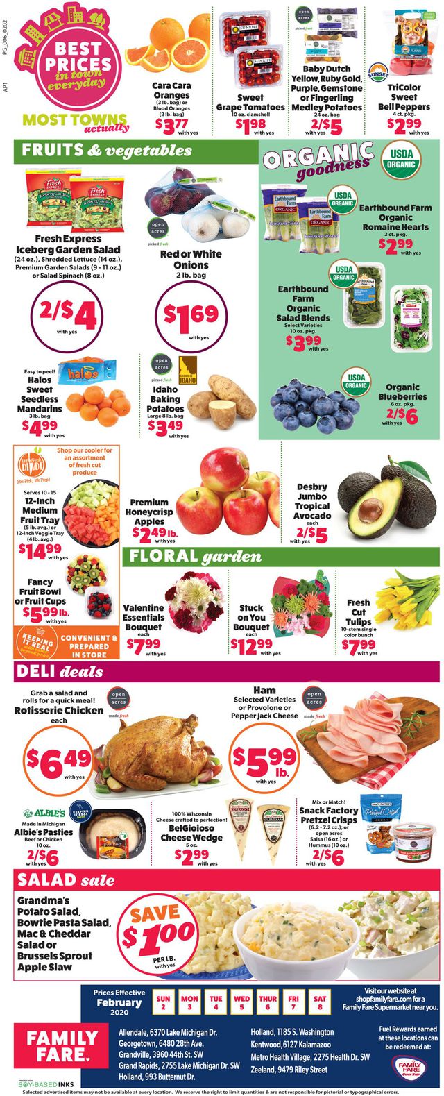 Family Fare Ad from 02/02/2020