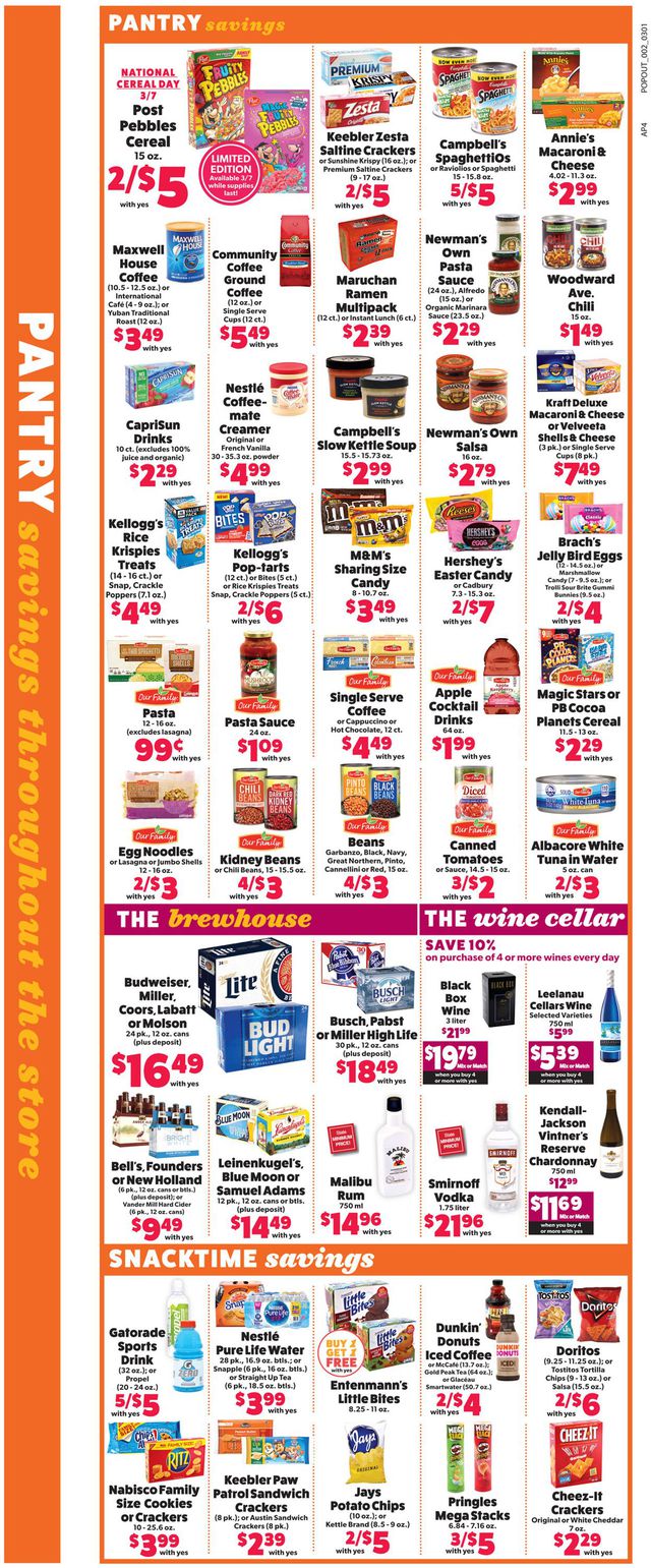 Family Fare Ad from 03/01/2020