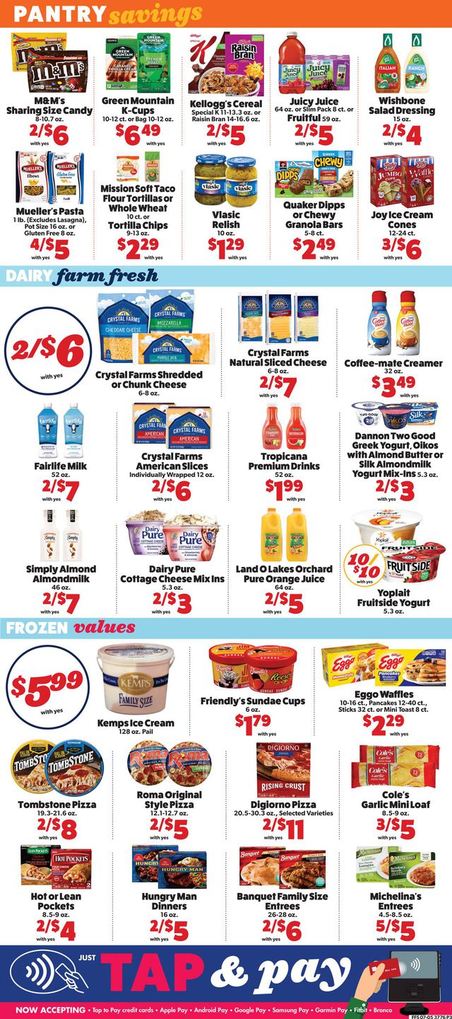 Family Fare Ad from 07/08/2020